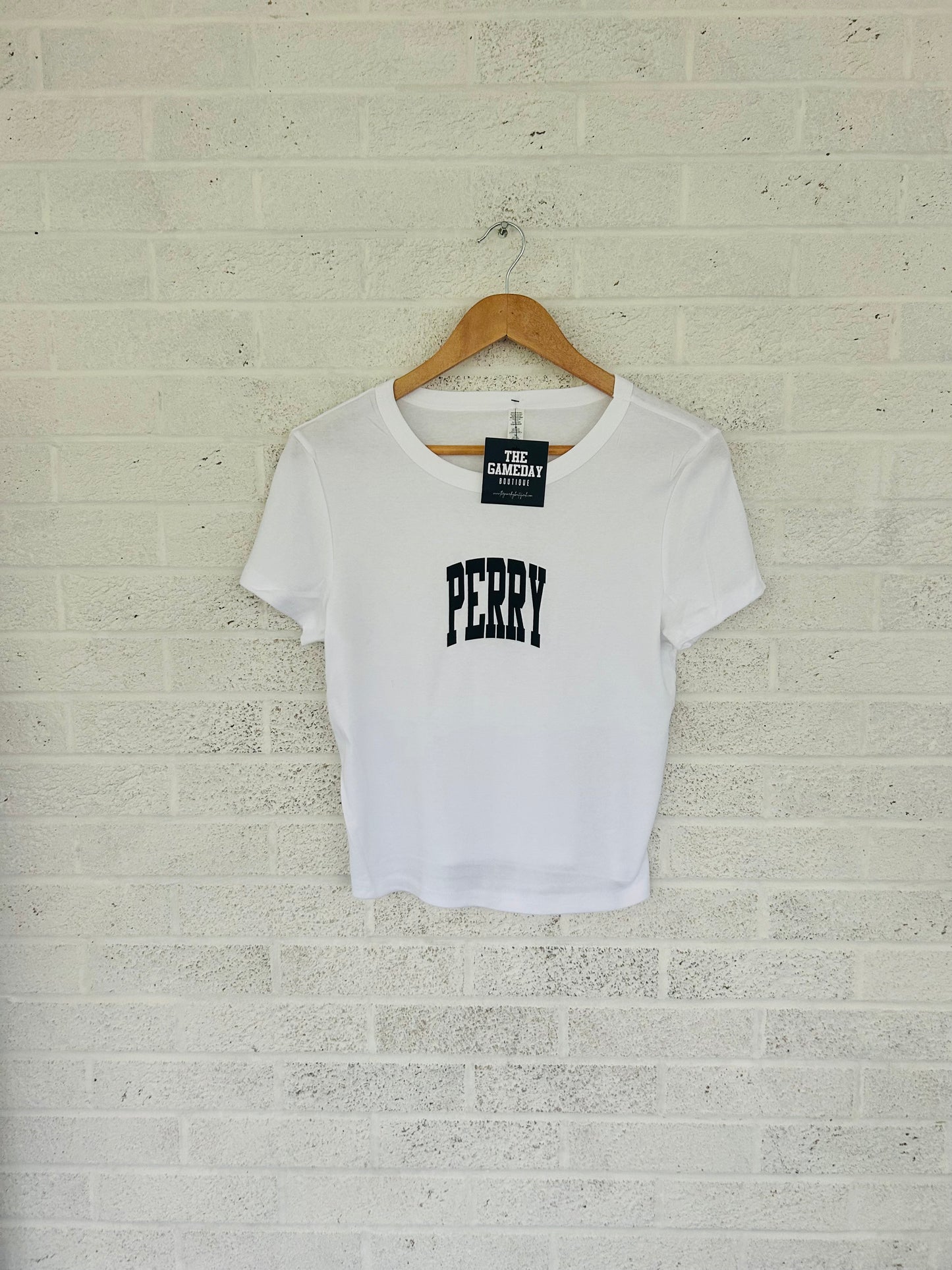Perry Baby Rib Crop T-shirt