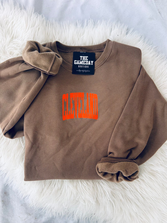 Cleveland Mini Arch Spongefleece Sweatshirt