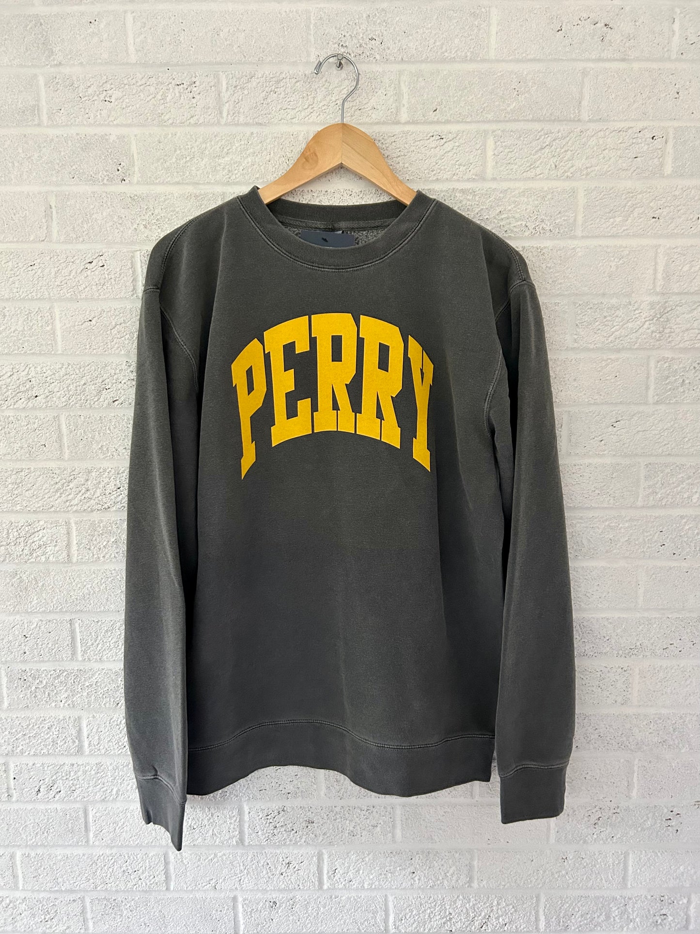 Perry Arch Vintage Adult Sweatshirt Charcoal