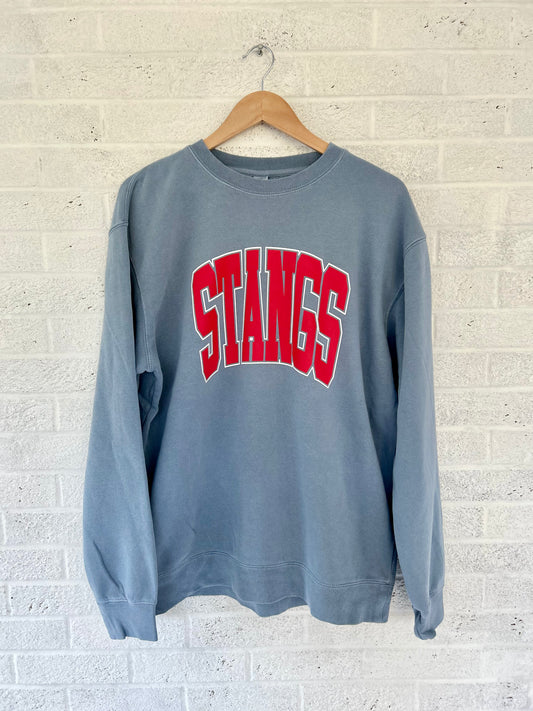 Stangs Arch Vintage Adult Sweatshirt PREORDER