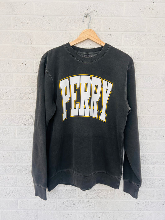 Perry Vintage Sweatshirt Charcoal