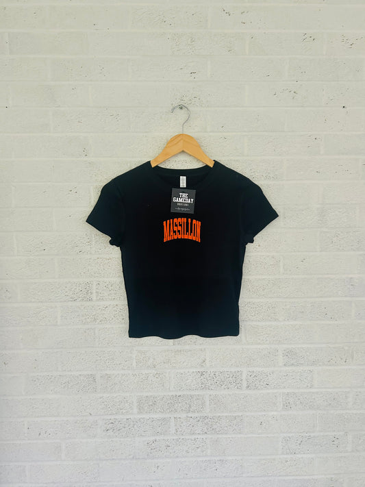 Massillon Baby Rib Crop T-shirt