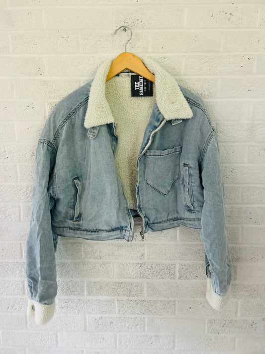 Denim Sherpa Jacket