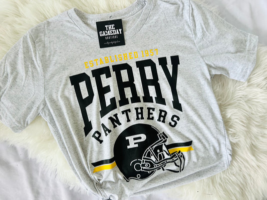 Perry Panther Football Helmet T-shirt