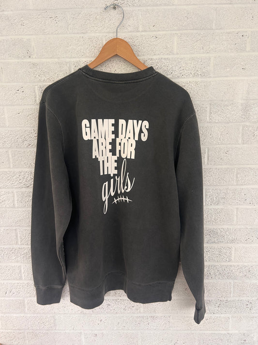 Game Days Are For The Girls Vintage Sweatshirt PREORDER