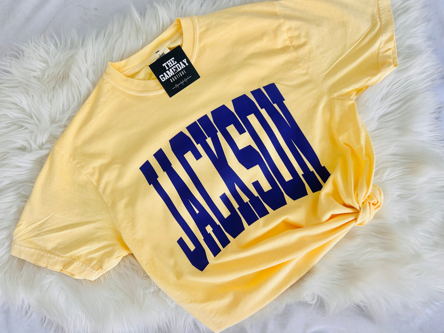 Jackson Vintage T-shirt Yellow