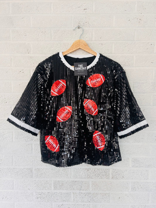 Sequin Football Shirt