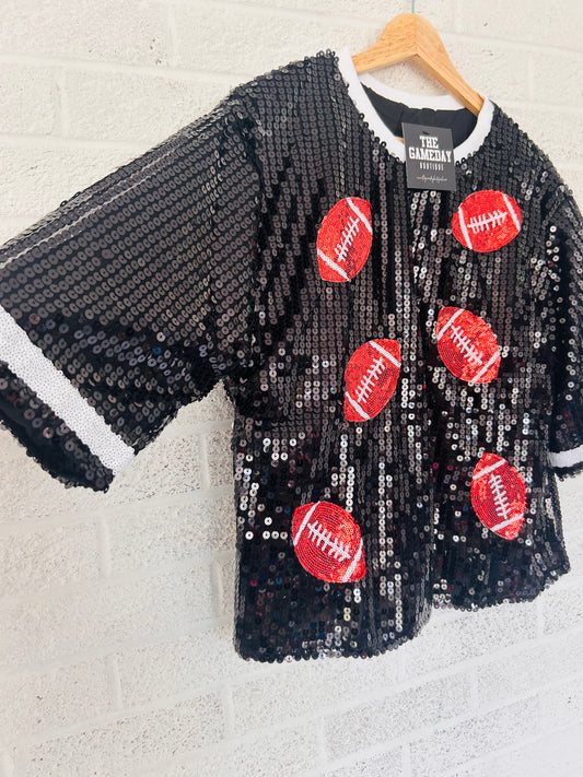 Sequin Football Shirt