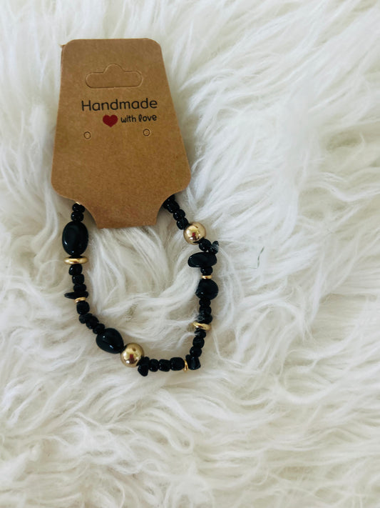 Black and Gold Bracelet