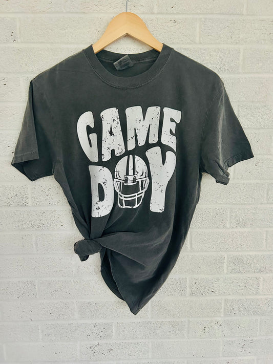 Game Day Football Helmet Vintage T-shirt