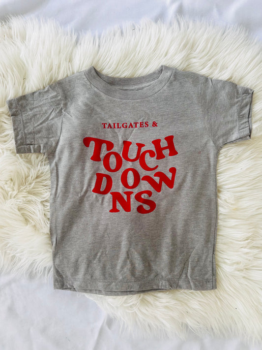 Tailgates and Touchdowns Toddler T-shirt and Baby Bodysuit