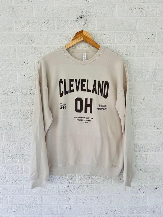 Cleveland OH Spongefleece Sweatshirt