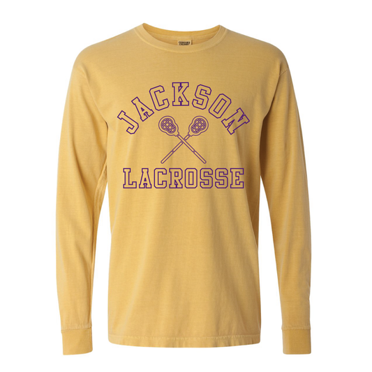 Jackson Lacrosse Vintage Yellow Long-sleeve T-shirt PREORDER
