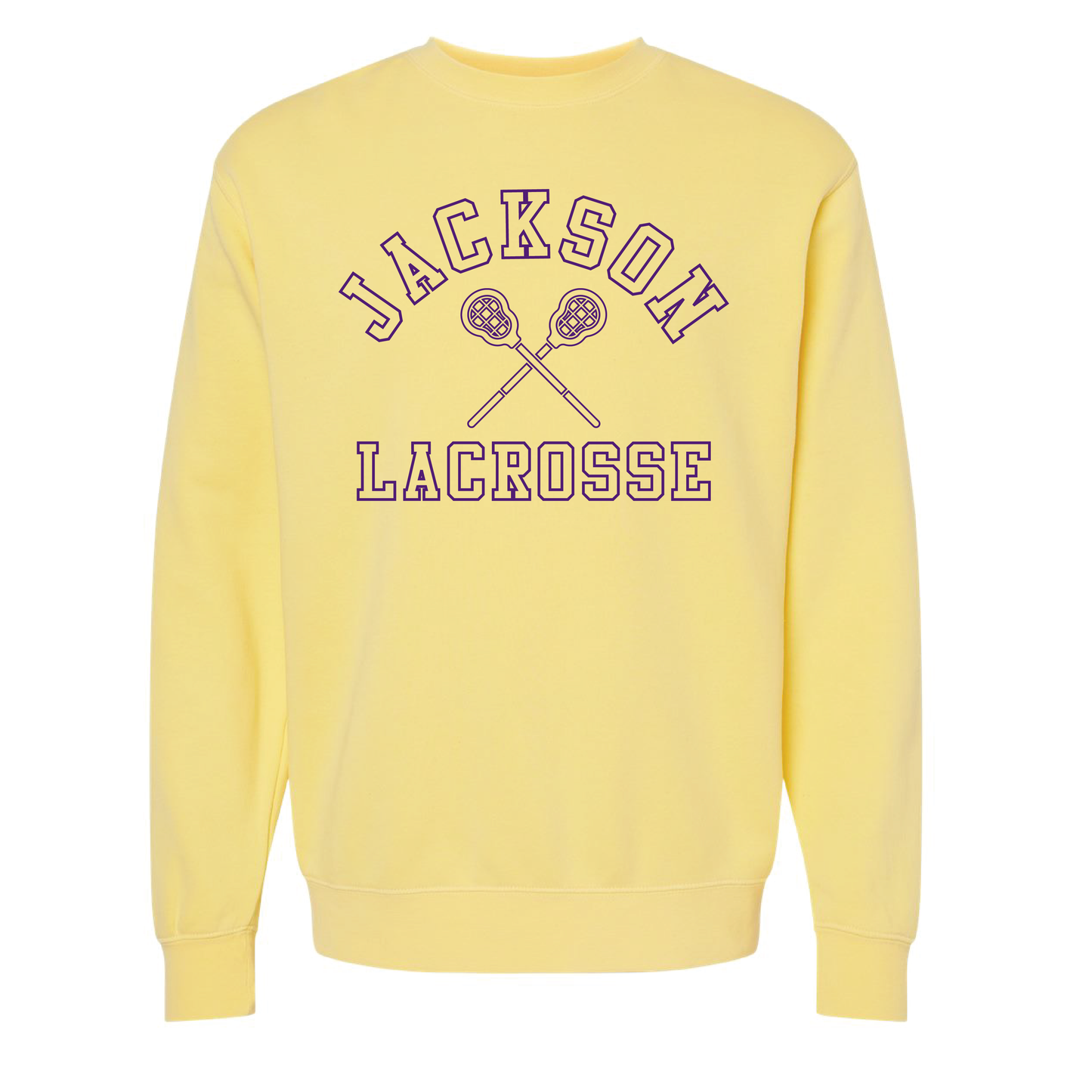 Jackson Lacrosse Vintage Yellow Sweatshirt