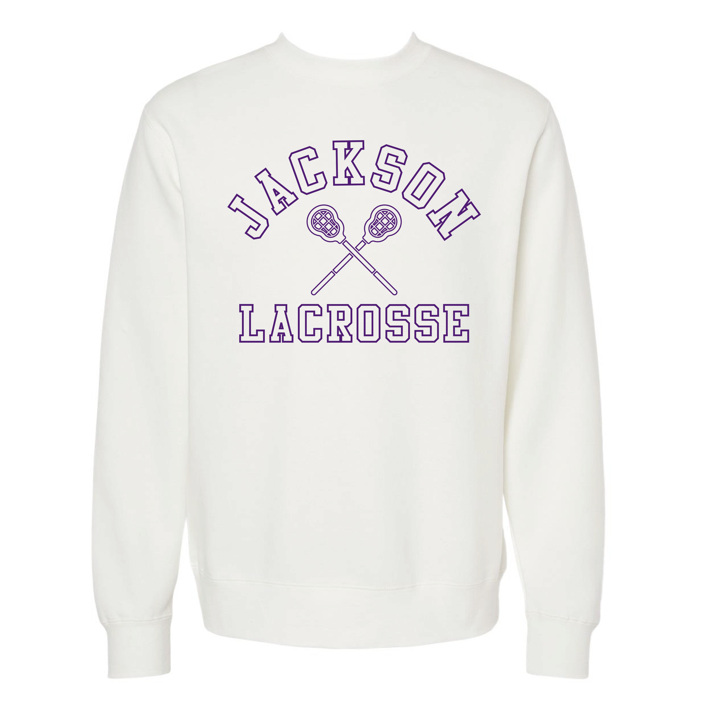 Jackson Lacrosse Vintage White Sweatshirt