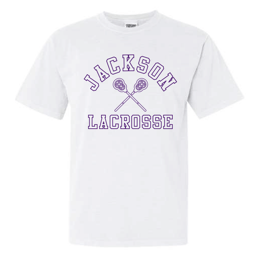 Jackson Lacrosse Vintage White T-shirt PREORDER