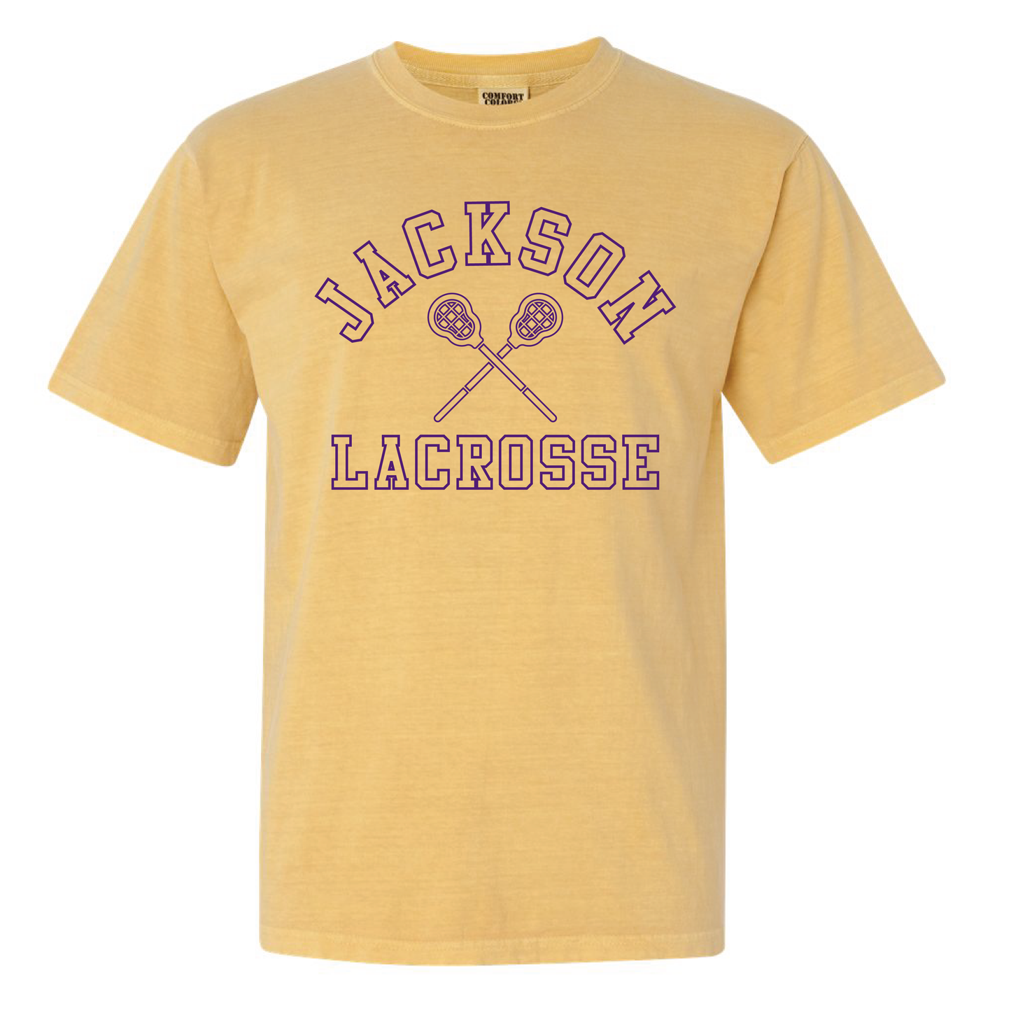 Jackson Lacrosse Vintage Yellow T-shirt