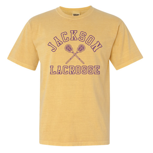 Jackson Lacrosse Vintage Yellow T-shirt PREORDER