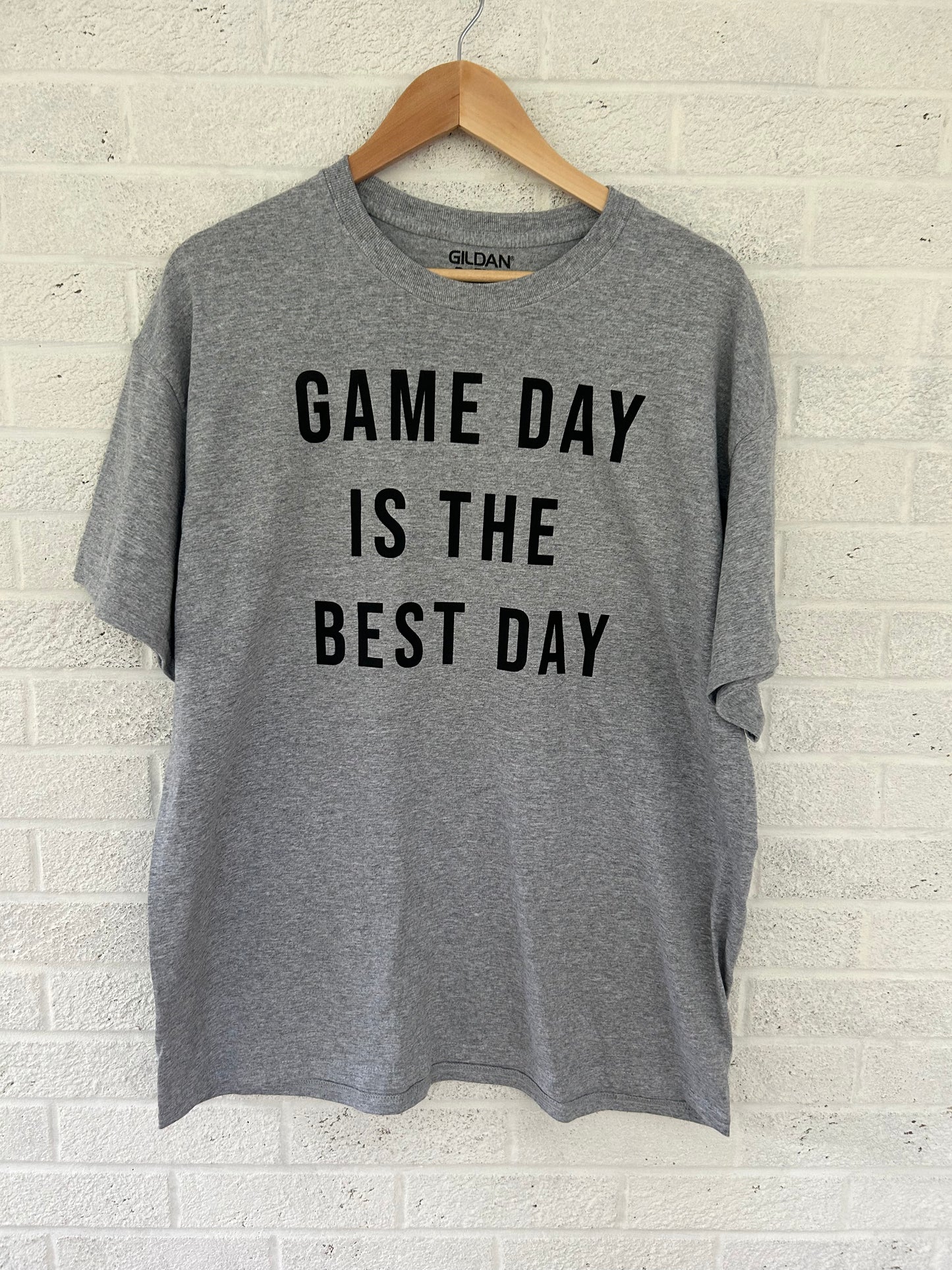 Game Day is the Best Day Grey T-shirt (XL)