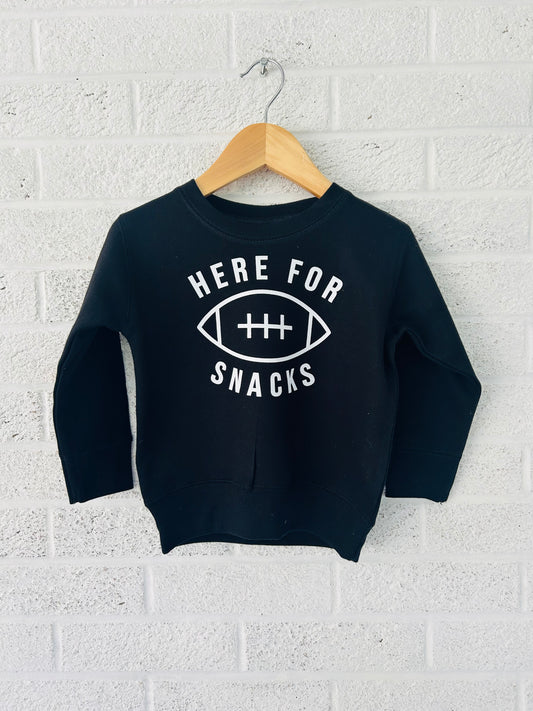 Toddler Here for Snacks Sweatshirt