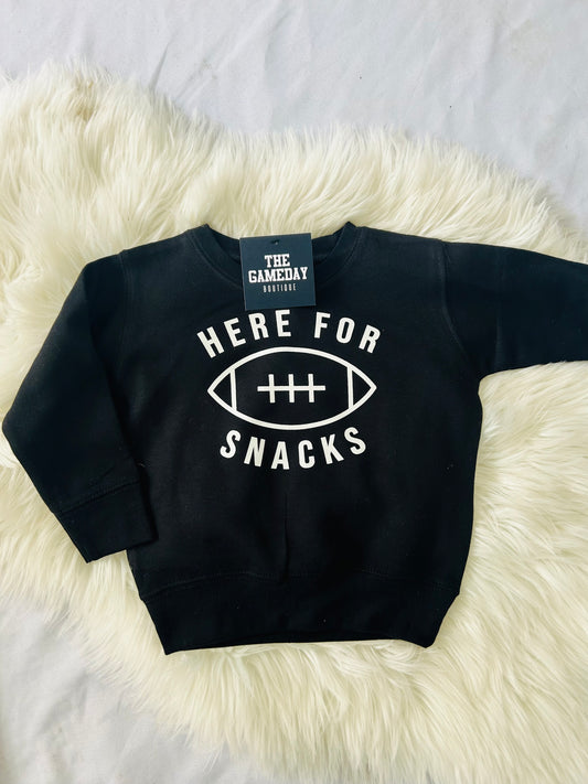 Toddler Here for Snacks Sweatshirt