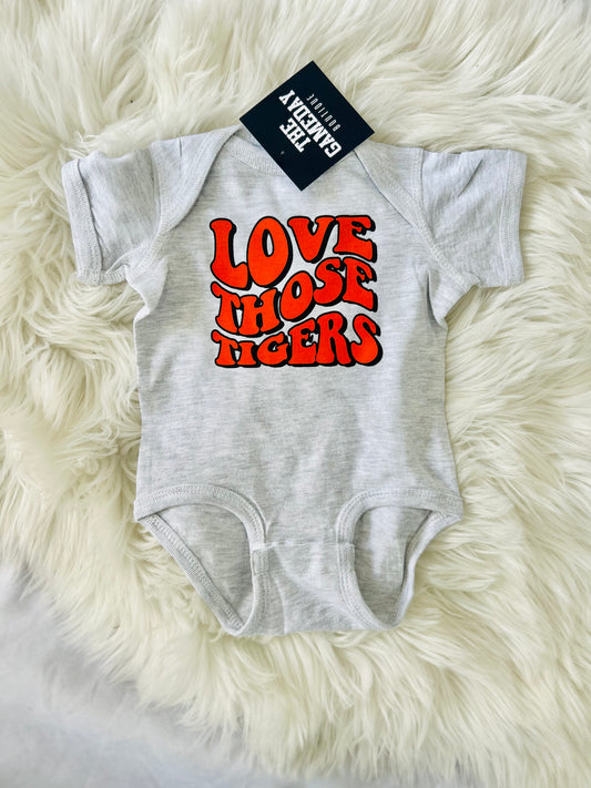 Baby Love Those Tigers Bodysuit