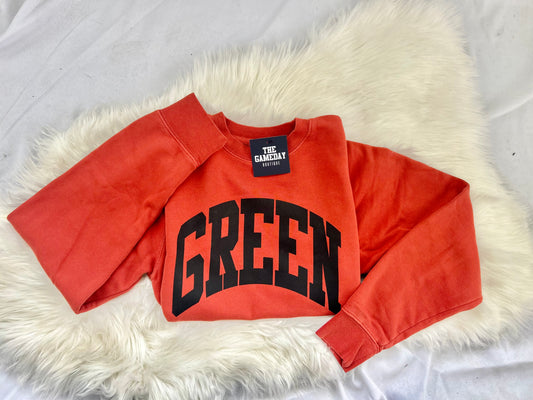 Green Arch Vintage Adult Sweatshirt