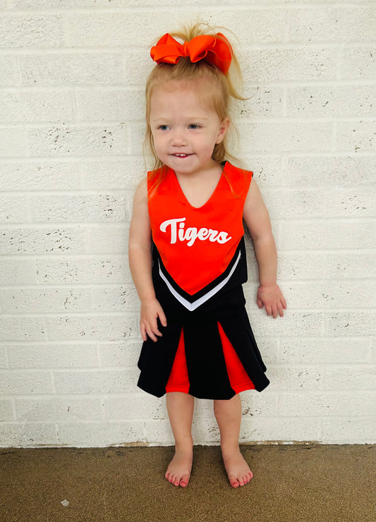 Girls Tigers Cheer Uniform