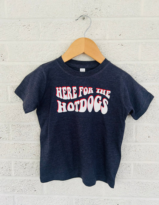 Here for the Hotdogs Toddler T-shirt