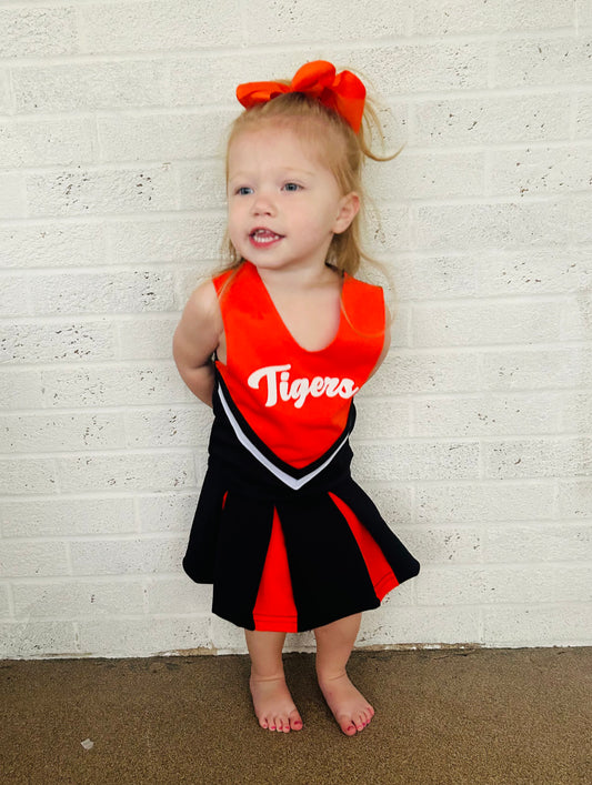 Girls Tigers Cheer Uniform